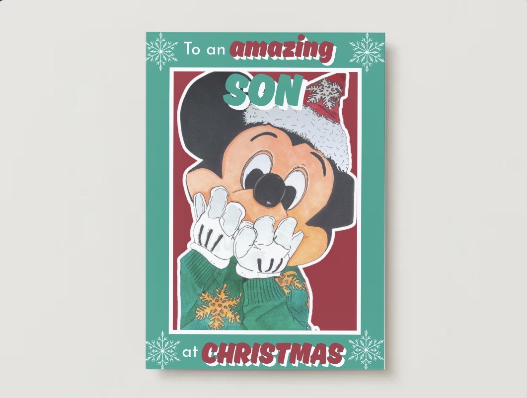 A Very Mickey Christmas Card