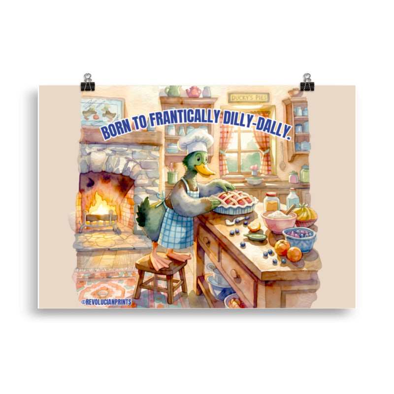 Ducky's Pies Printed Poster Unframed A5-107x58"
