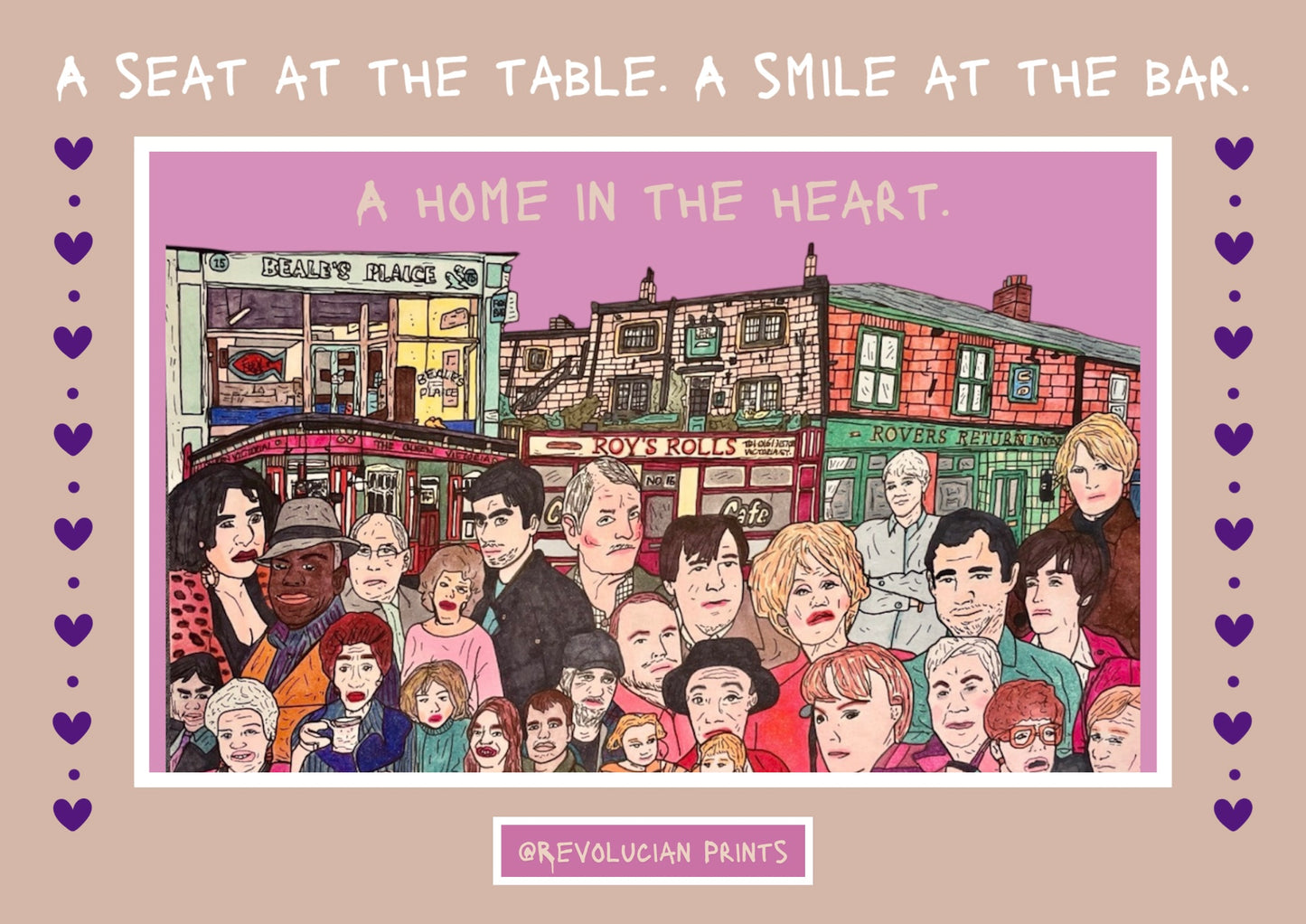 A Home In The Heart 21x30cm: Black