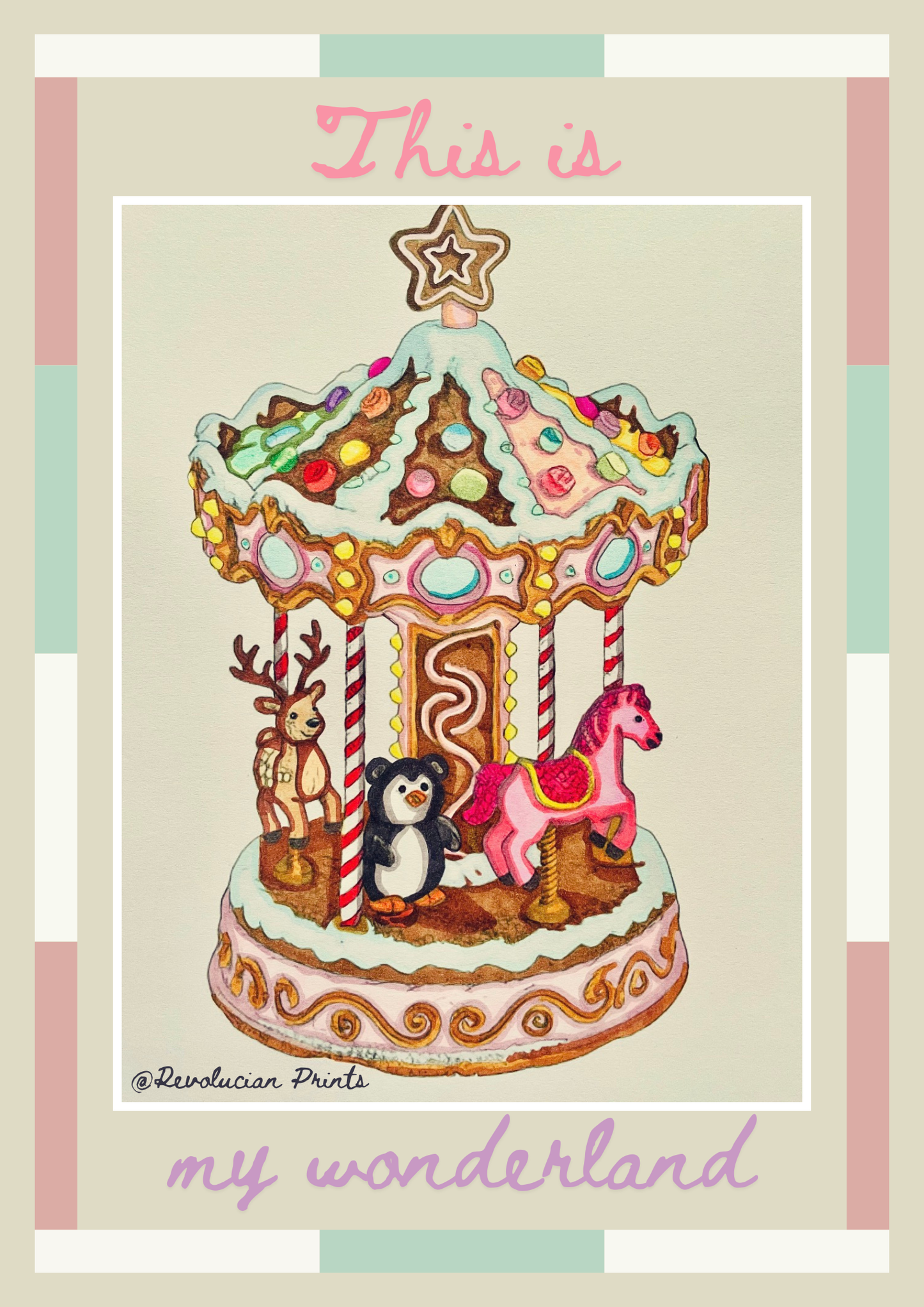 This Is My Wonderland 21x30cm: Black