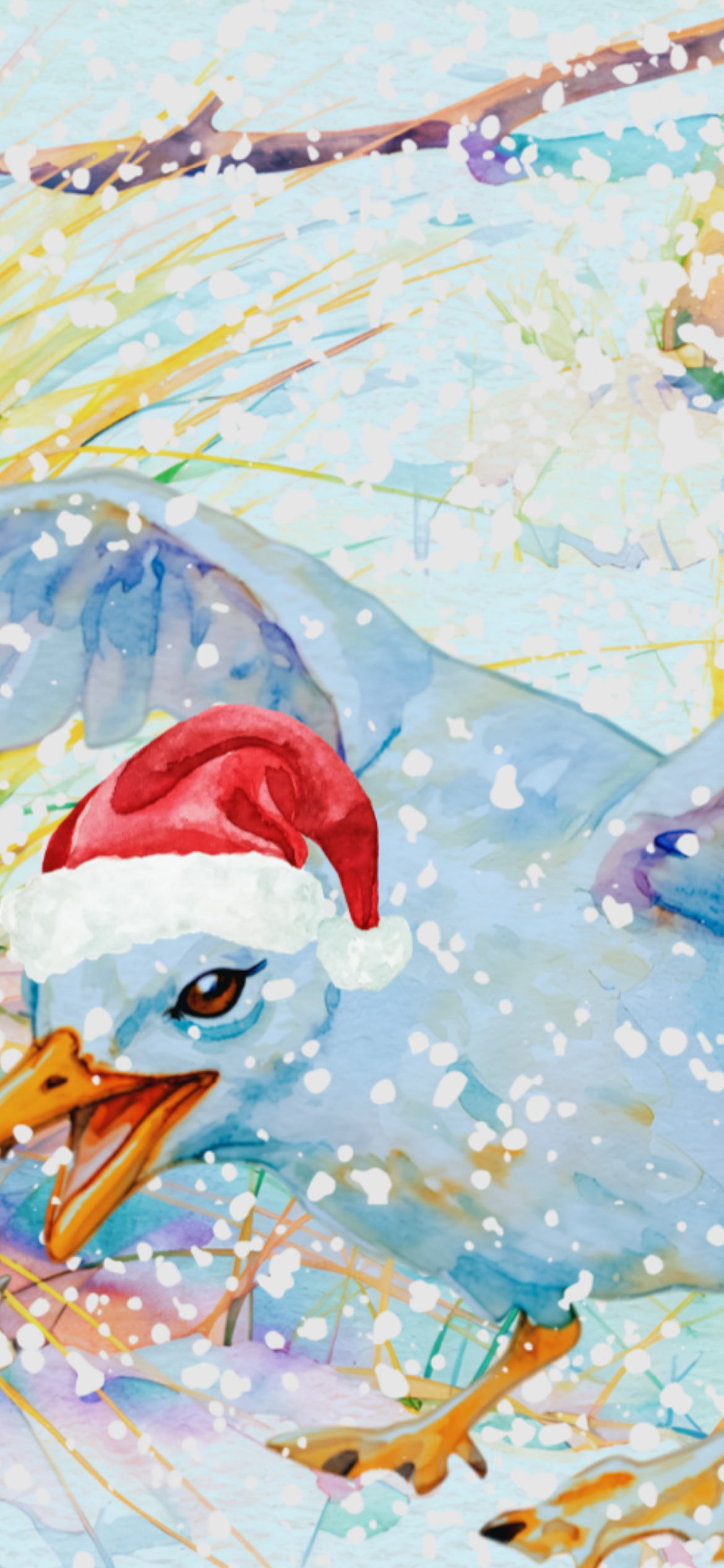 Jin-Gull All The Way 6x6" Square 10-Pack Christmas Cards