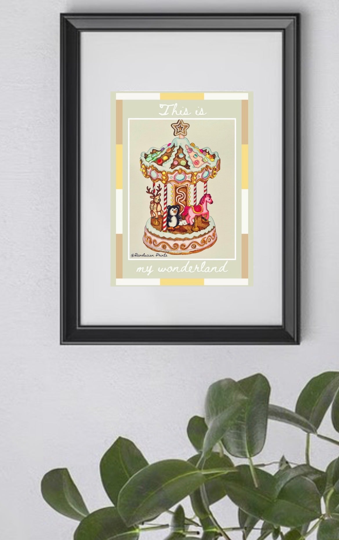 This Is My Wonderland 21x30cm: Black