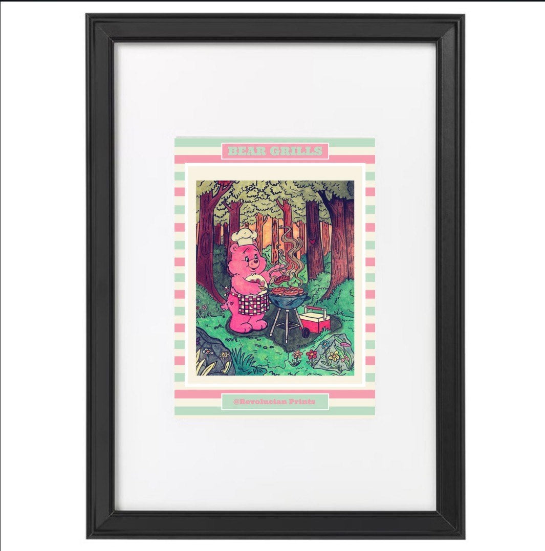 Bear Grills 21x30cm: Black