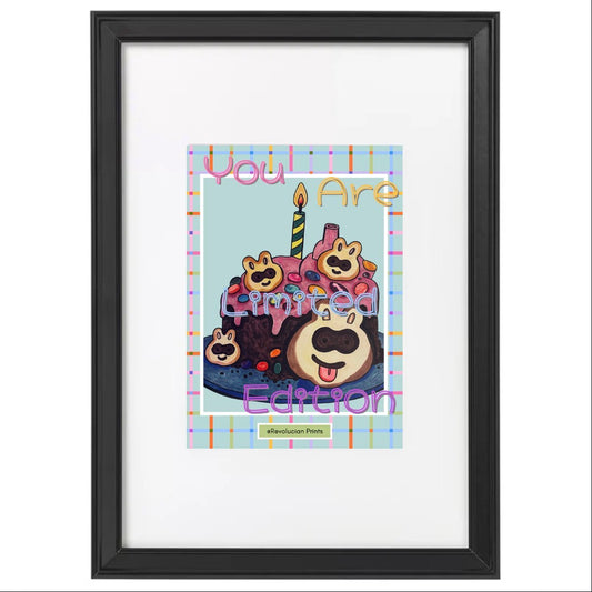 You Are Limited Edition 21x30cm: Black