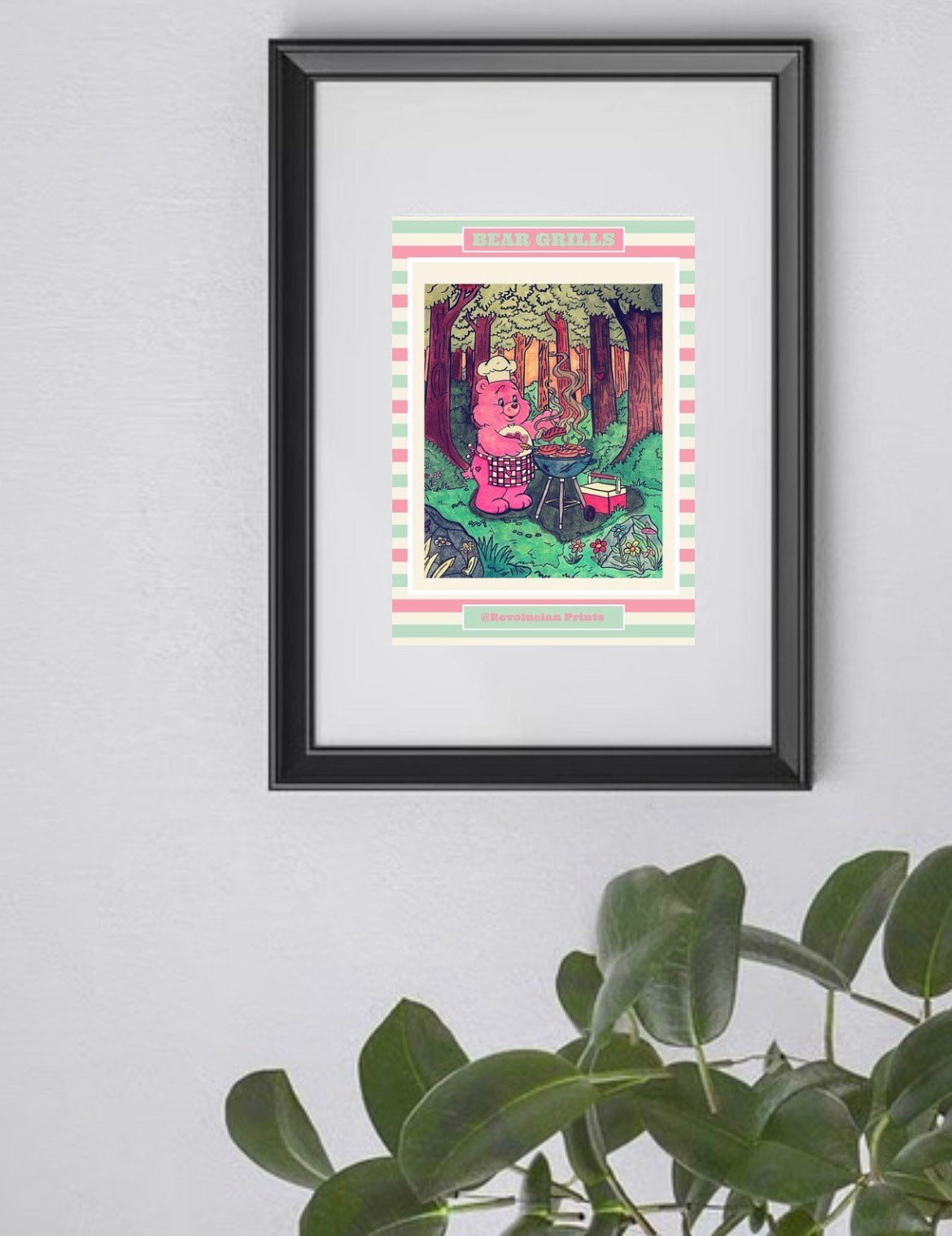 Bear Grills 21x30cm: Black