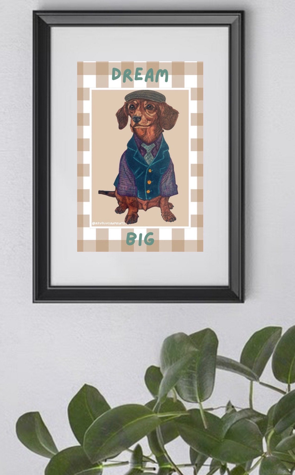 Dream Big 21x30cm: Black
