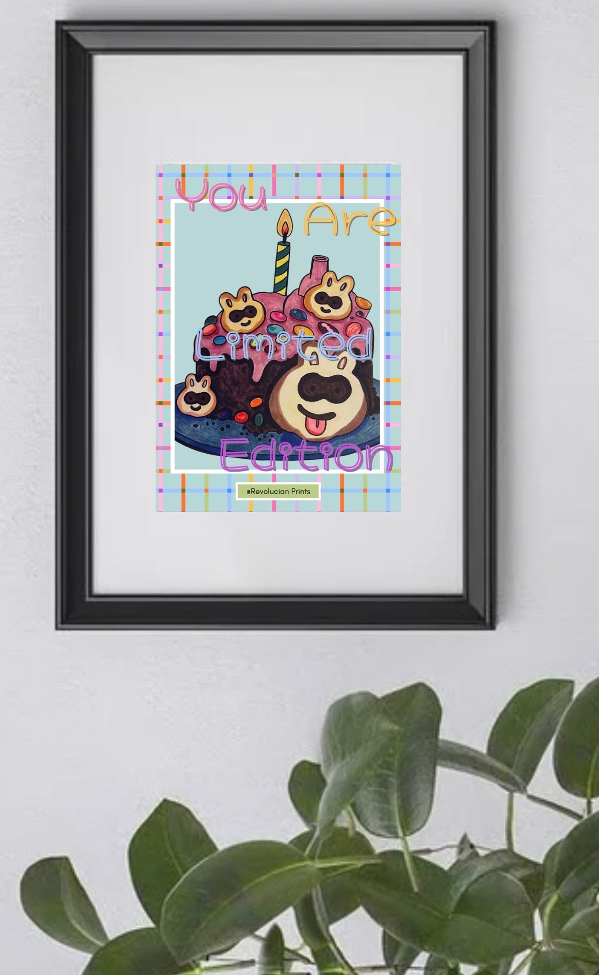 You Are Limited Edition 21x30cm: Black