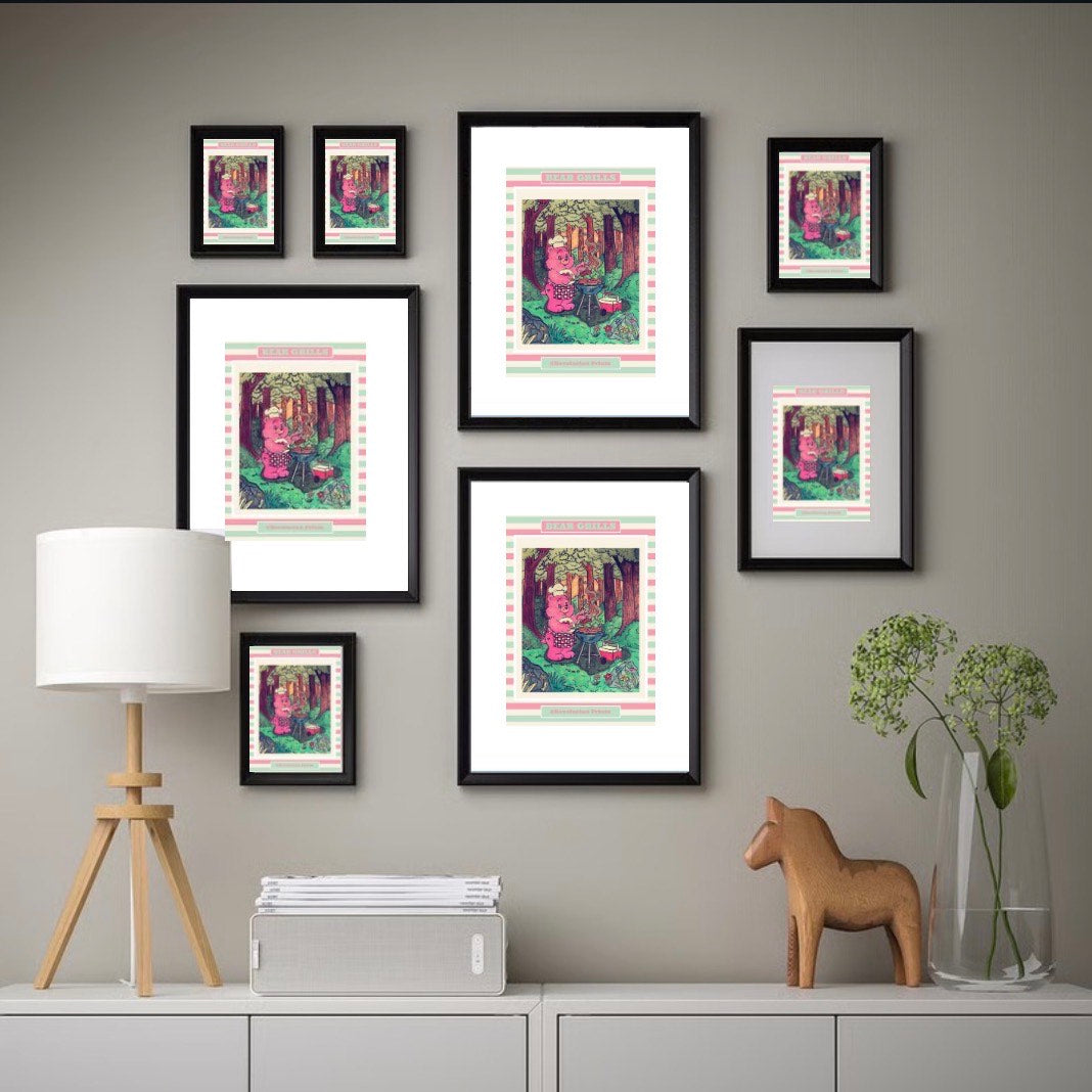 Bear Grills 21x30cm: Black