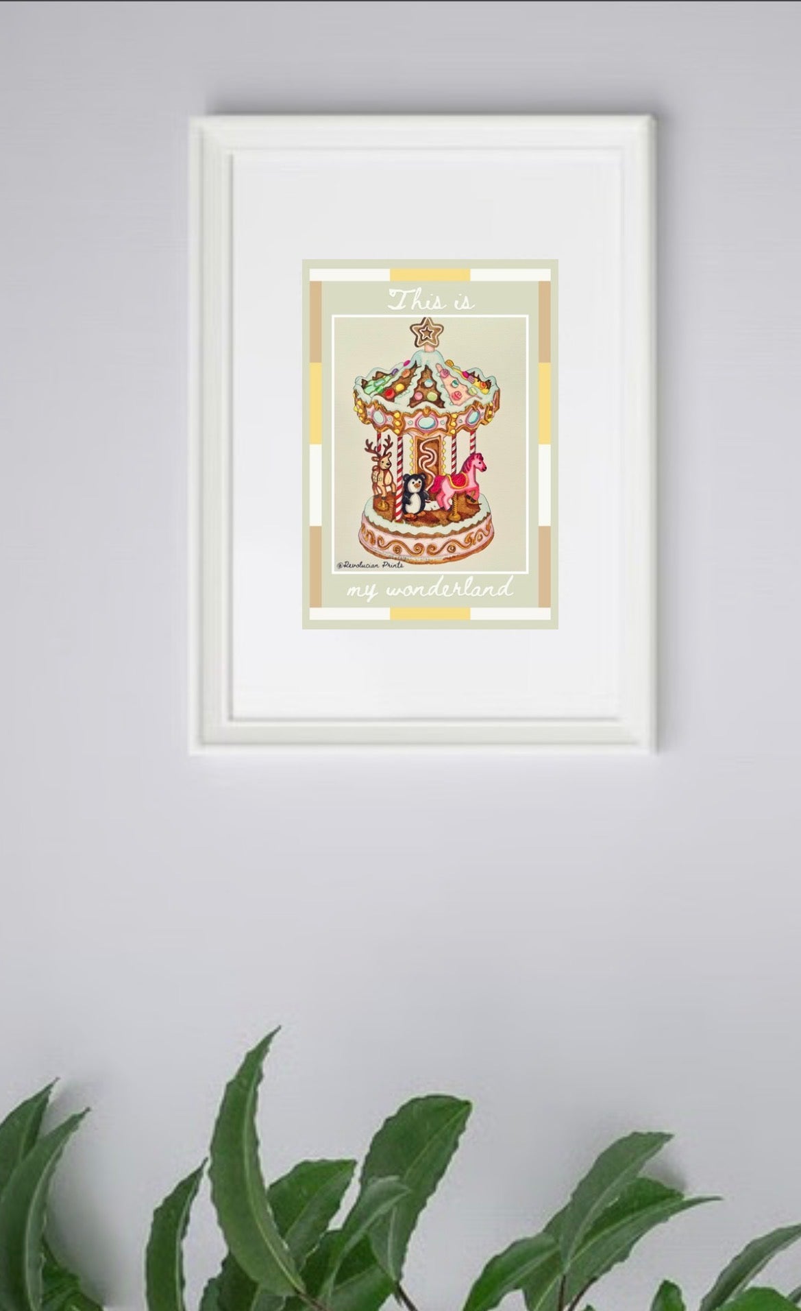 This Is My Wonderland 21x30cm: White