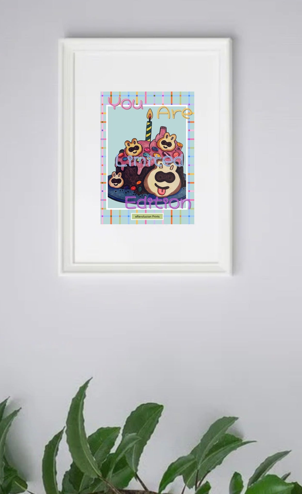 You Are Limited Edition 21x30cm: White