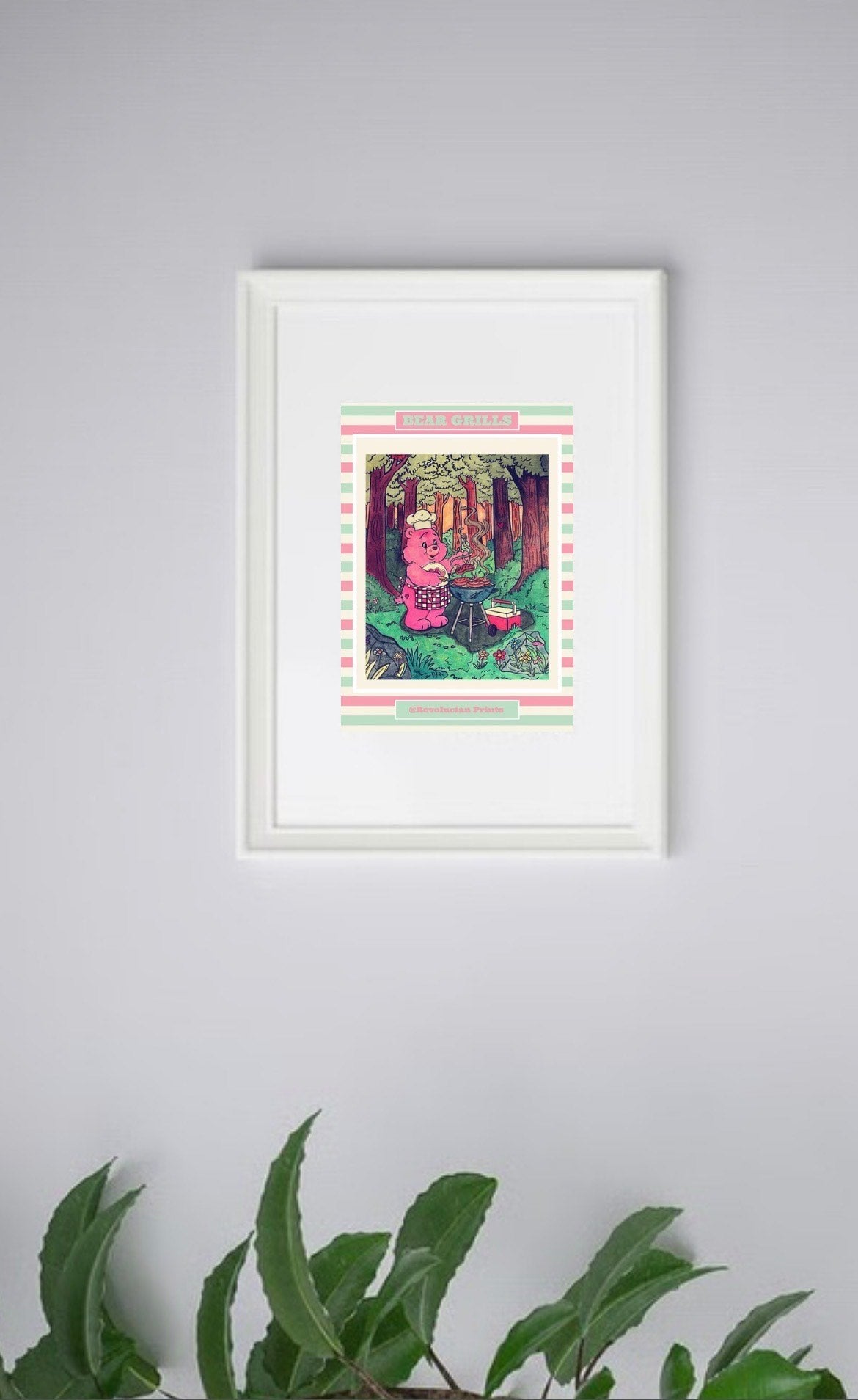 Bear Grills 21x30cm: White