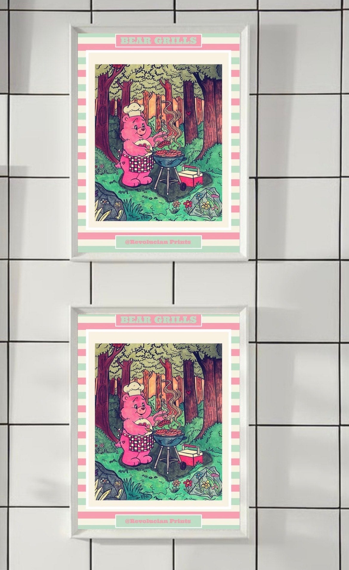 Bear Grills 21x30cm: White
