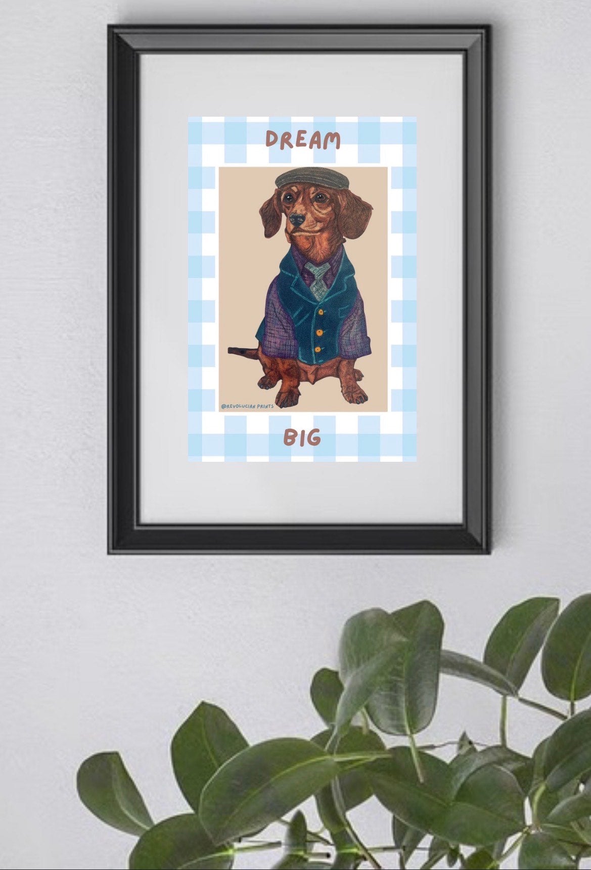 Dream Big 21x30cm: Black