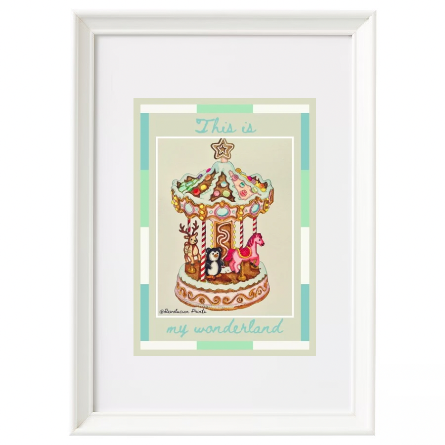 This Is My Wonderland 21x30cm: White