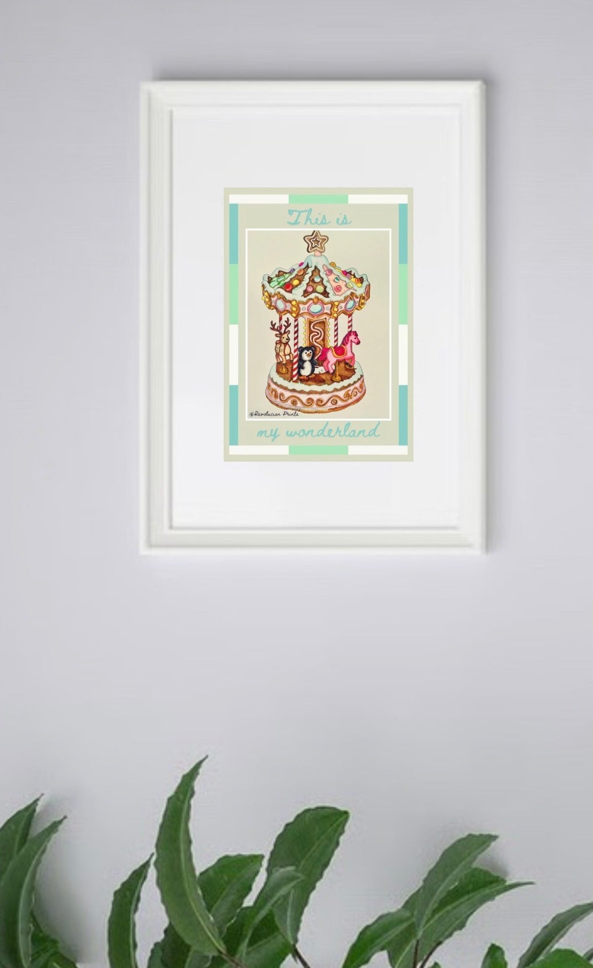 This Is My Wonderland 21x30cm: White