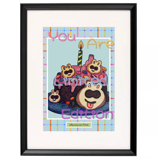 You Are Limited Edition 30x40cm: Black