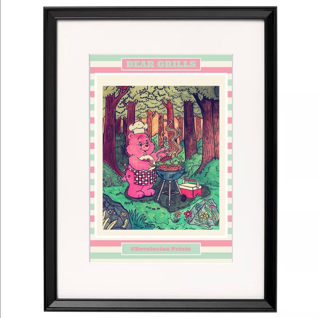 Bear Grills 30x40cm: Black