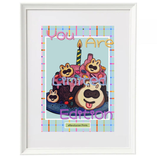 You Are Limited Edition 30x40cm: White