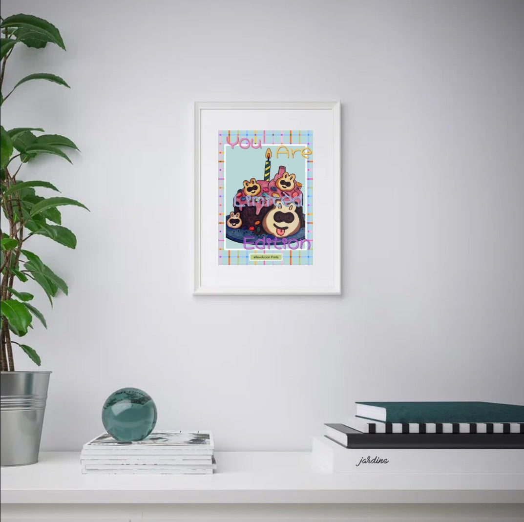 You Are Limited Edition 30x40cm: White