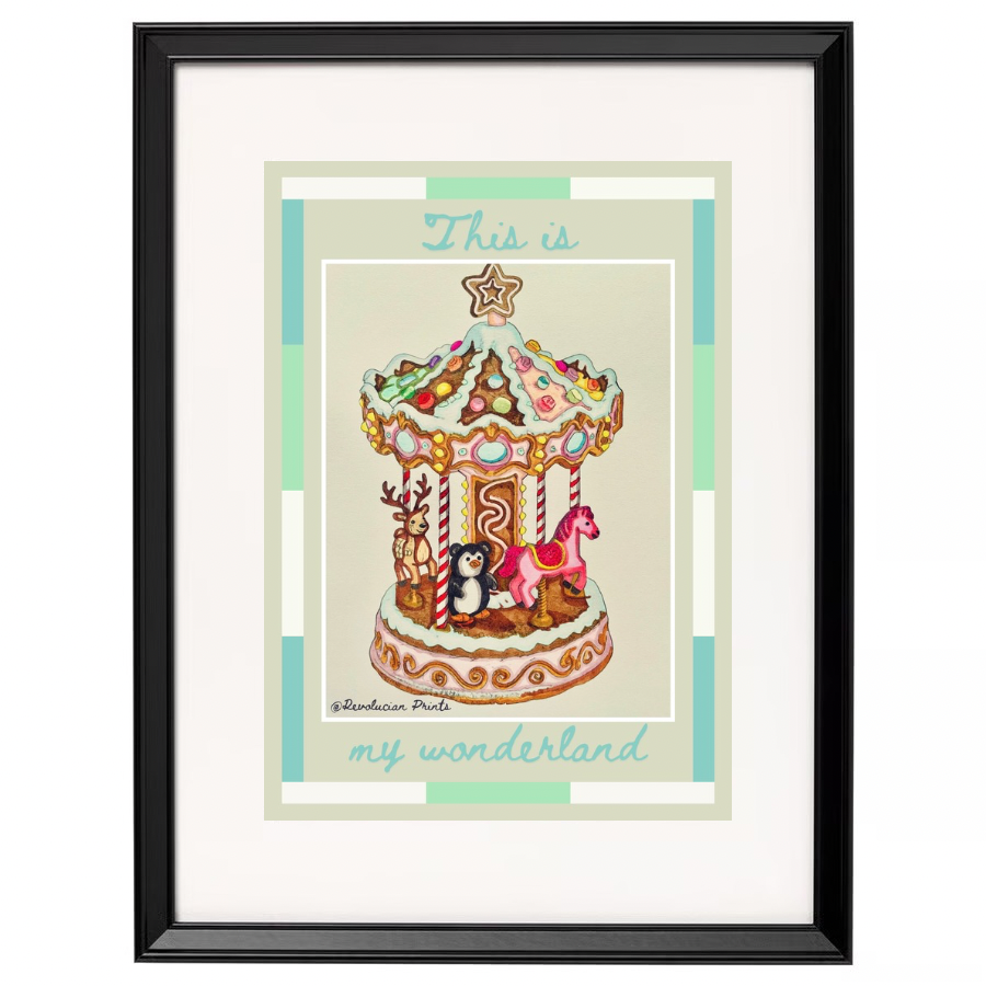 This Is My Wonderland 30x40cm: Black