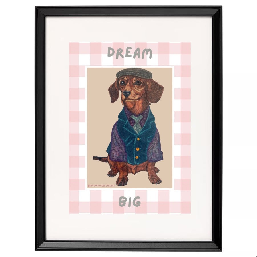 Dream Big 30x40cm: Black