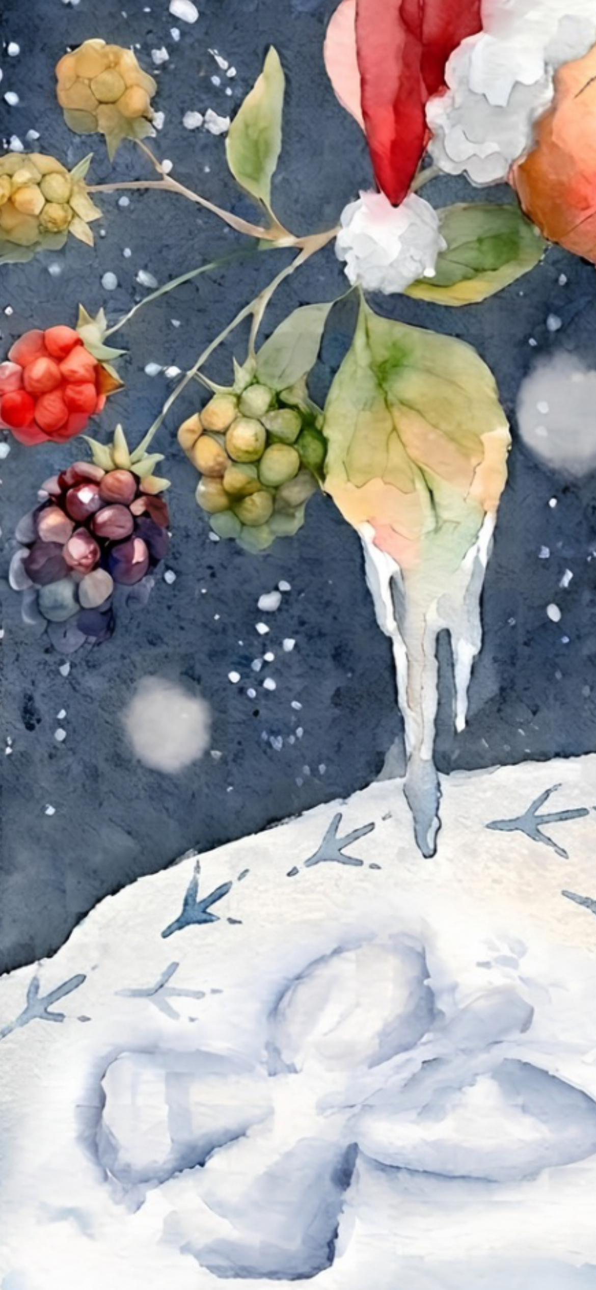 Berry Christmas 6x6" Square 10-Pack Christmas Cards