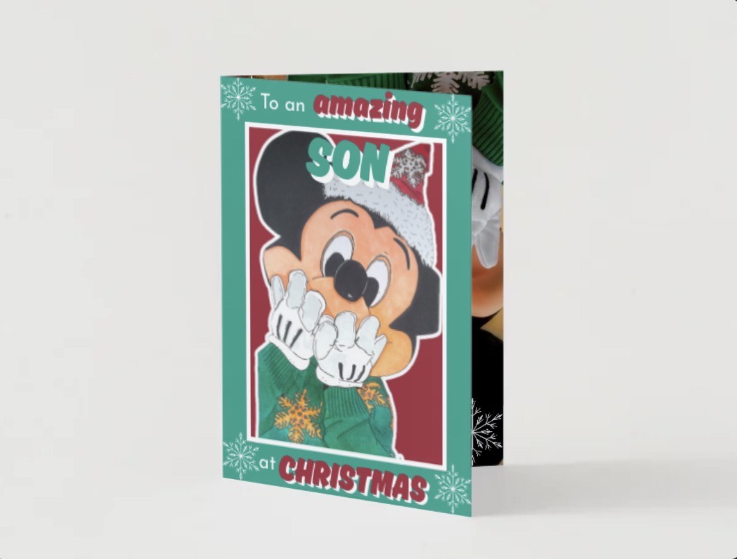 A Very Mickey Christmas Card