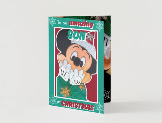 A Very Mickey Christmas Card