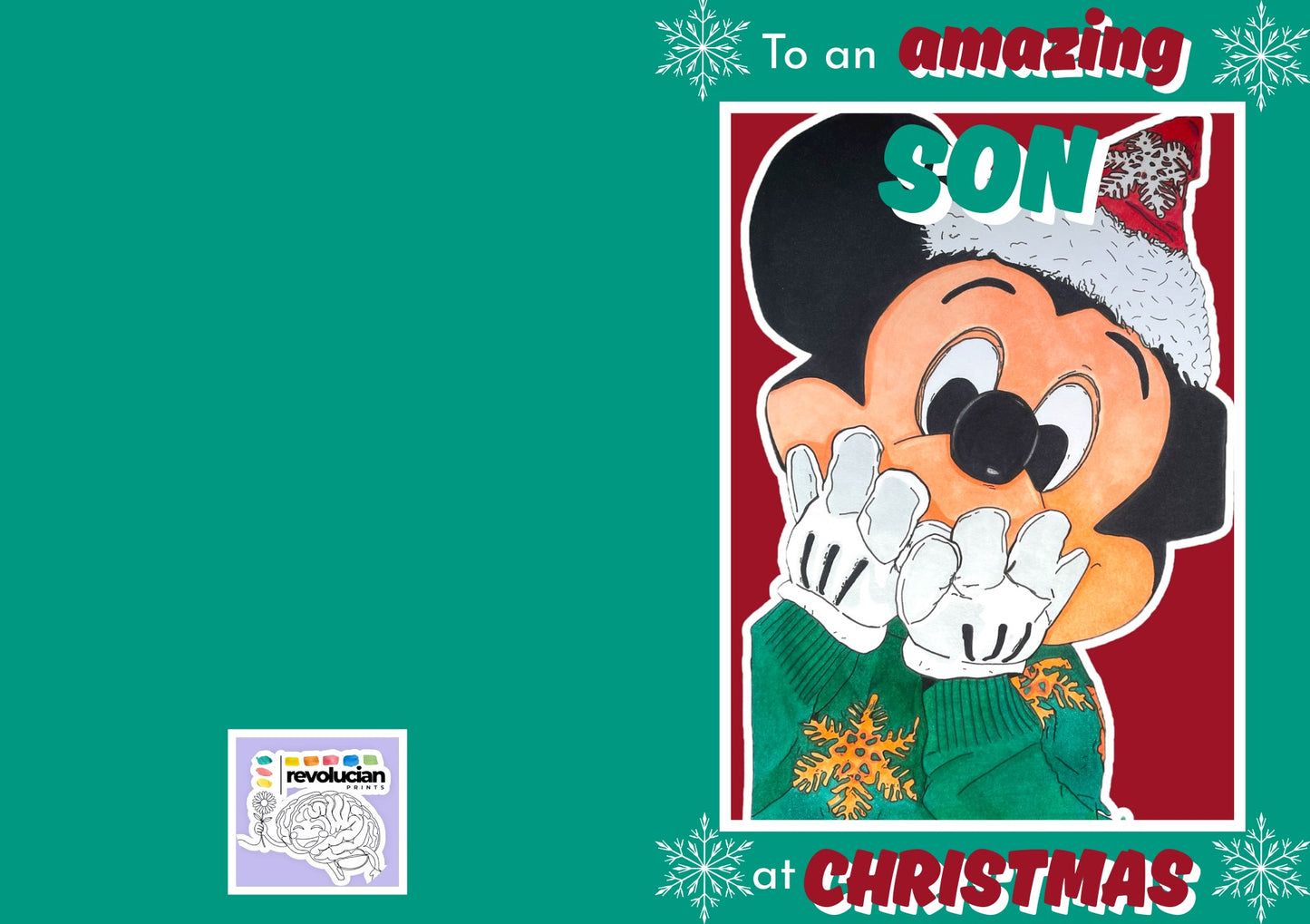 A Very Mickey Christmas Card