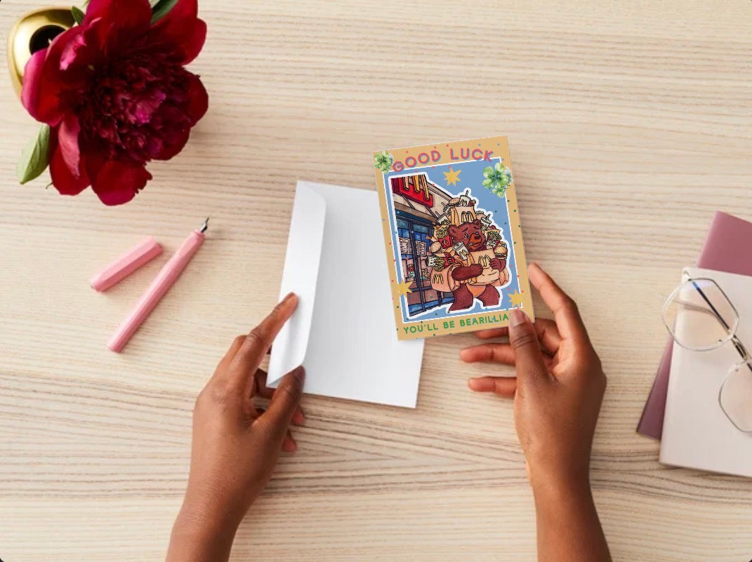 Good Luck Be Bear-illiant Card