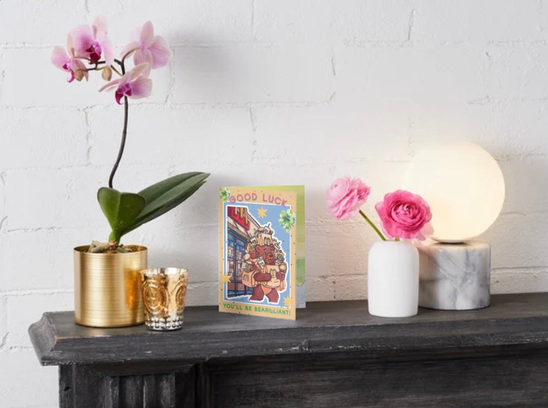 Good Luck Be Bear-illiant Card