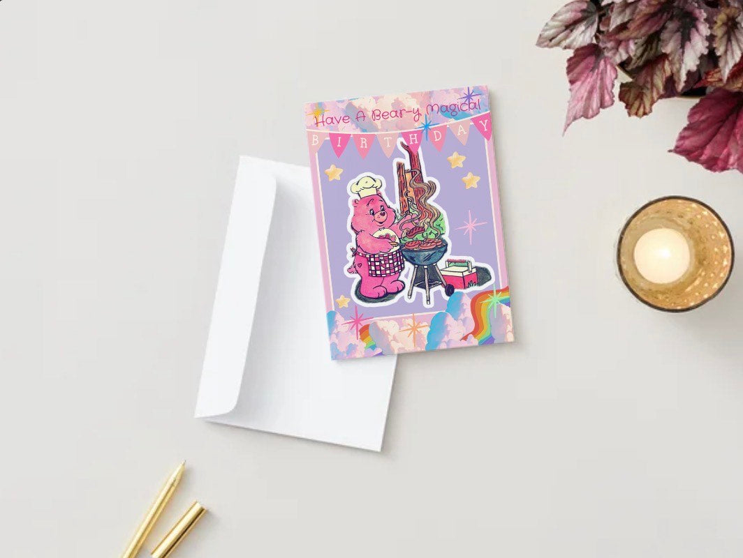 Bear-y Magical Birthday Card