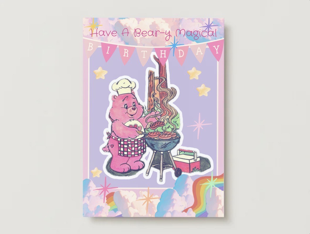 Bear-y Magical Birthday Card