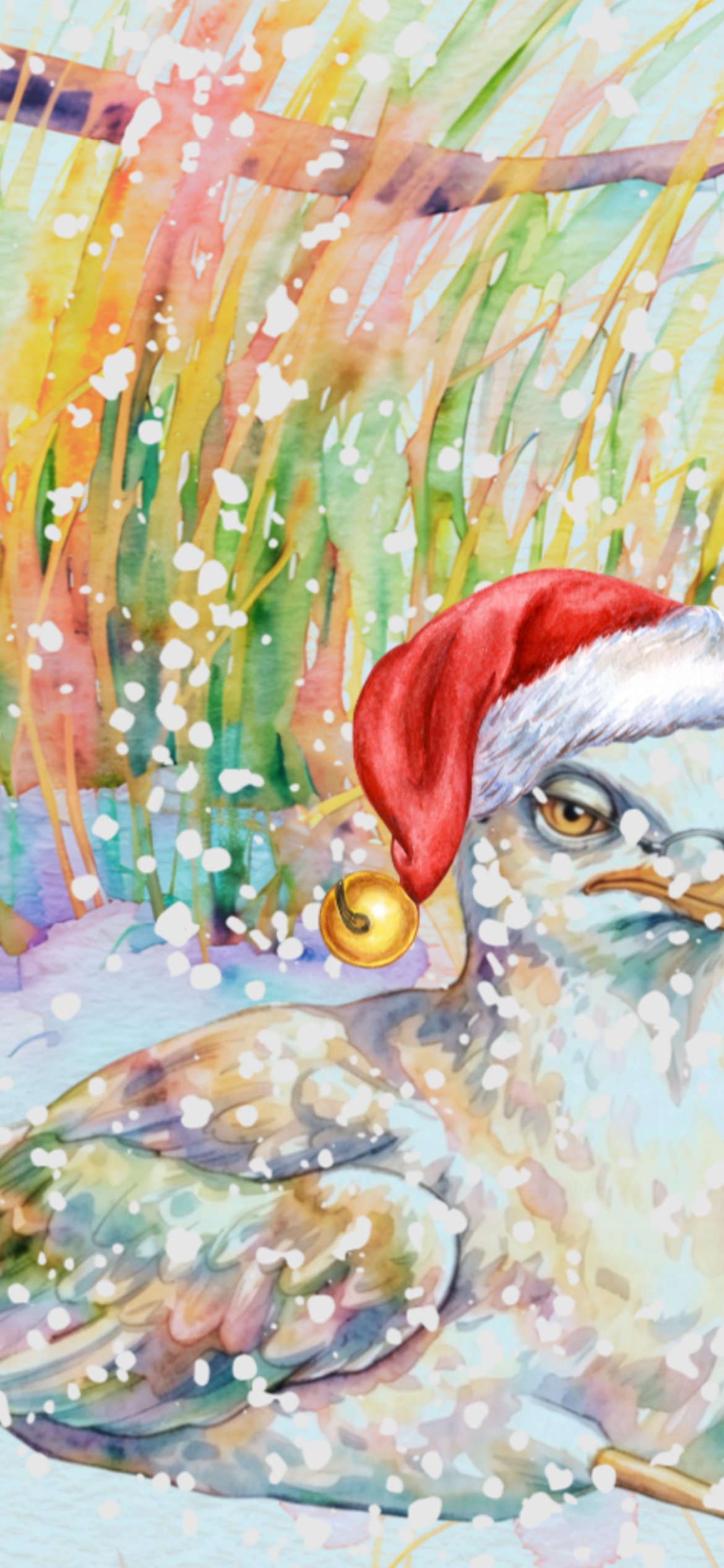 Jin-Gull All The Way 6x6" Square 10-Pack Christmas Cards