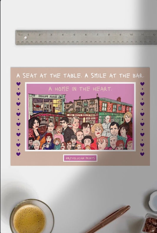 A Home In The Heart Unframed: PRINT ONLY