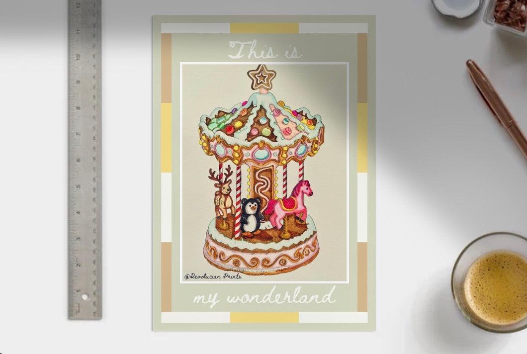 This Is My Wonderland Unframed: PRINT ONLY