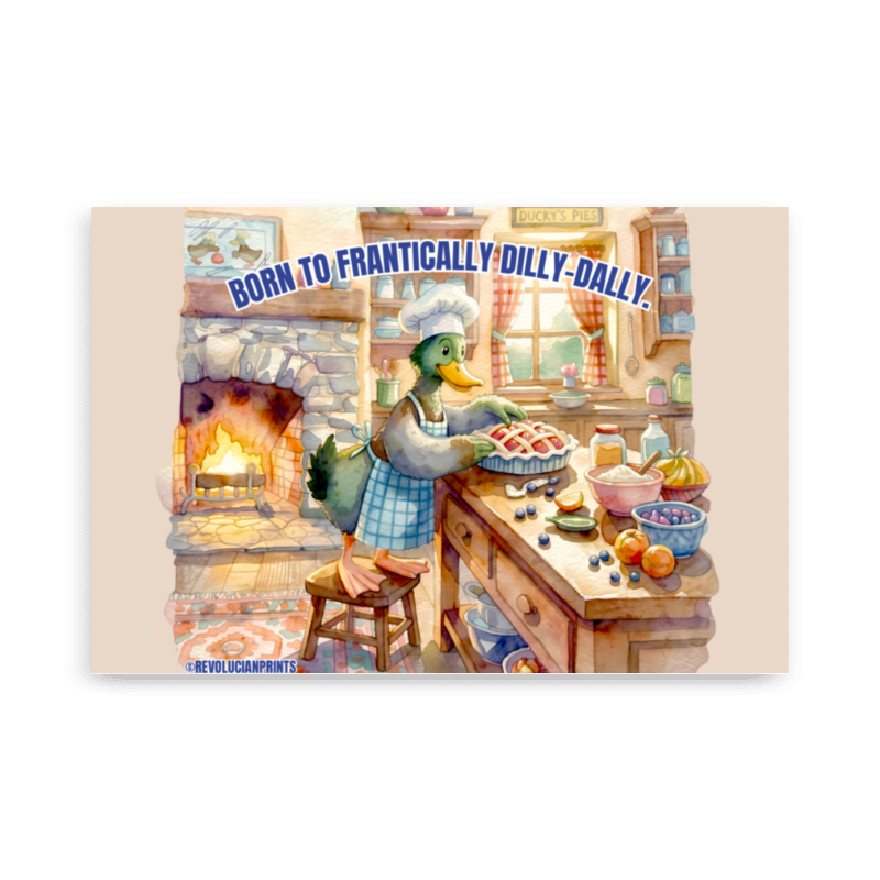 Ducky's Pies Printed Poster Unframed A5-107x58"