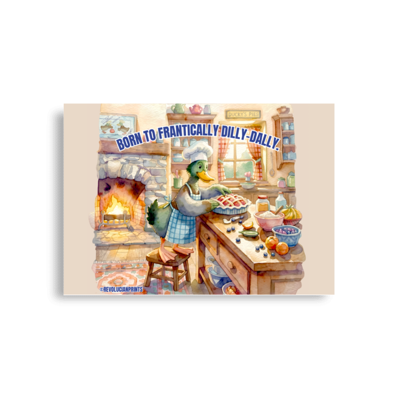 Ducky's Pies Printed Poster Unframed A5-107x58"