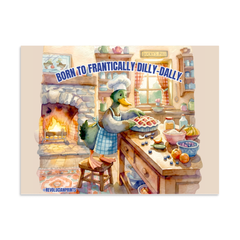 Ducky's Pies Printed Poster Unframed A5-107x58"
