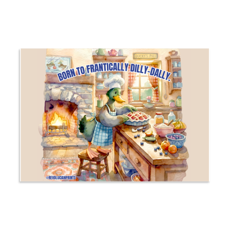 Ducky's Pies Printed Poster Unframed A5-107x58"
