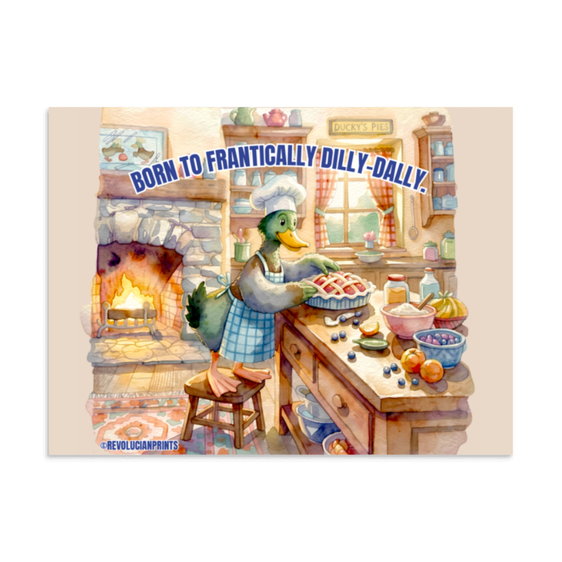 Ducky's Pies Printed Poster Unframed A5-107x58"