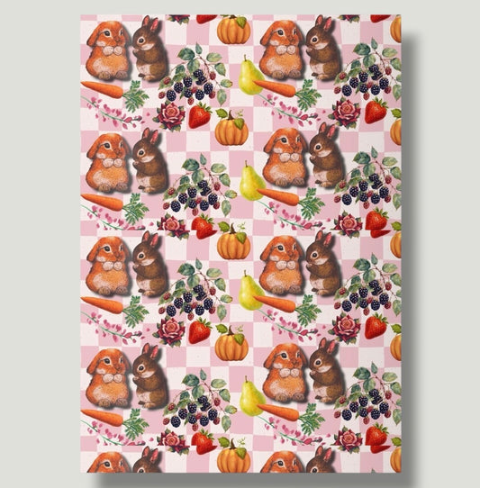 Hoppity Harvest 3-Pack Wrapping Paper