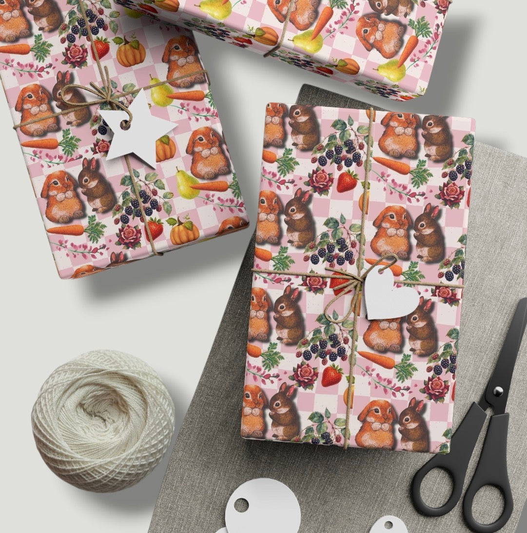 Hoppity Harvest 3-Pack Wrapping Paper