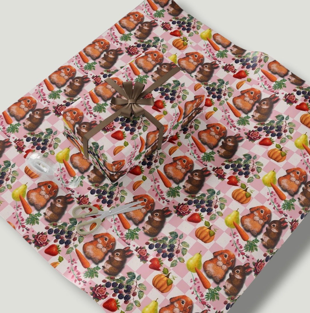 Hoppity Harvest 3-Pack Wrapping Paper