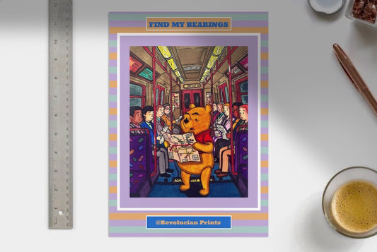 Find My Bearings Unframed: PRINT ONLY
