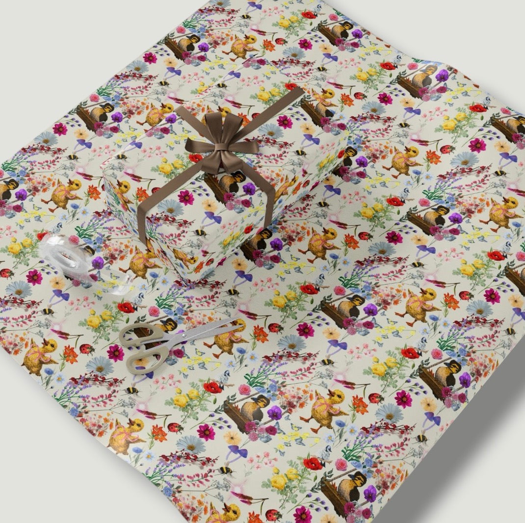 Lucky Ducky Wrapping Paper Roll