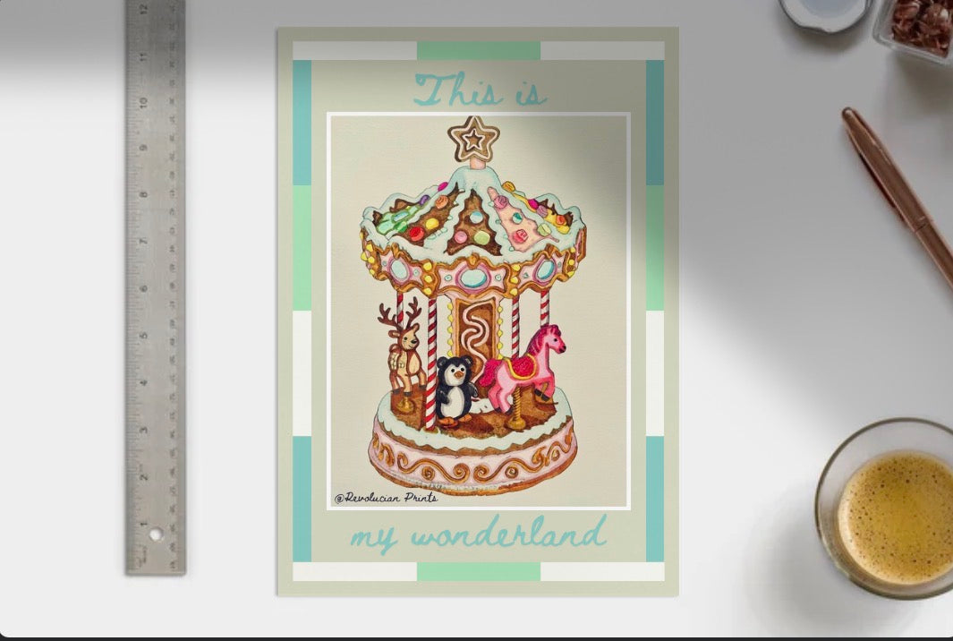 This Is My Wonderland Unframed: PRINT ONLY
