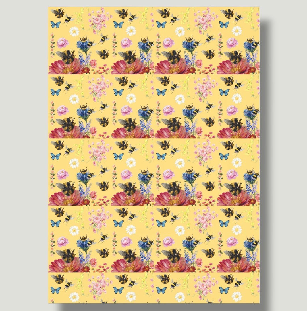 Oh Honey 3-Pack Wrapping Paper