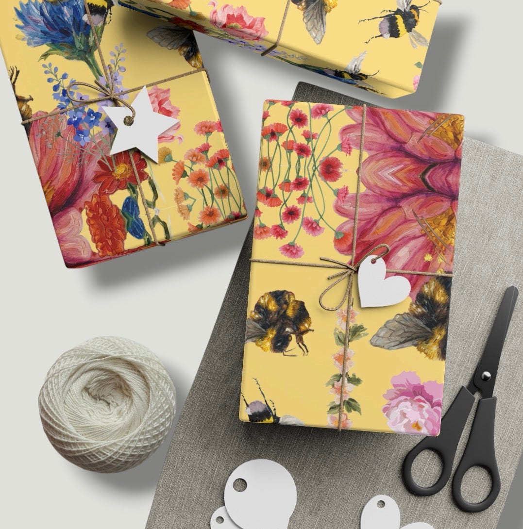 Oh Honey 3-Pack Wrapping Paper