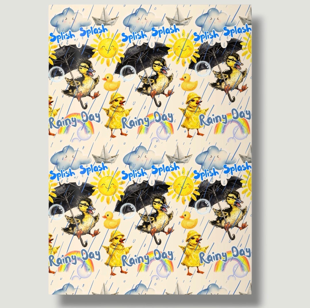 Rainy Day 3-Pack Wrapping Paper